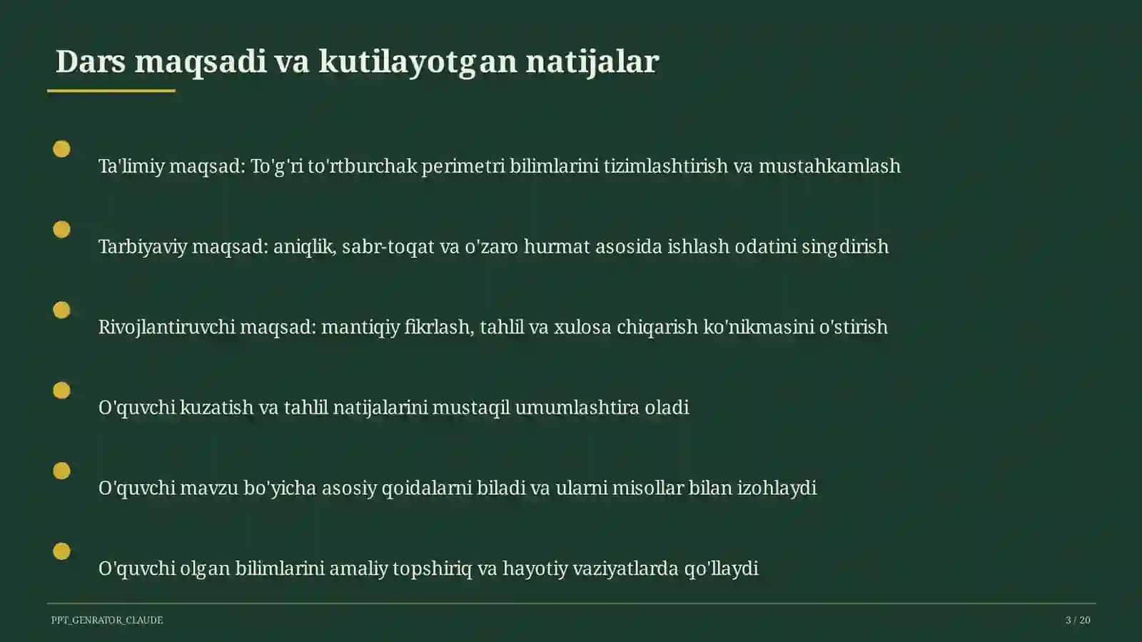 To'g'ri to'rtburchak perimetri (2-sinf) 3