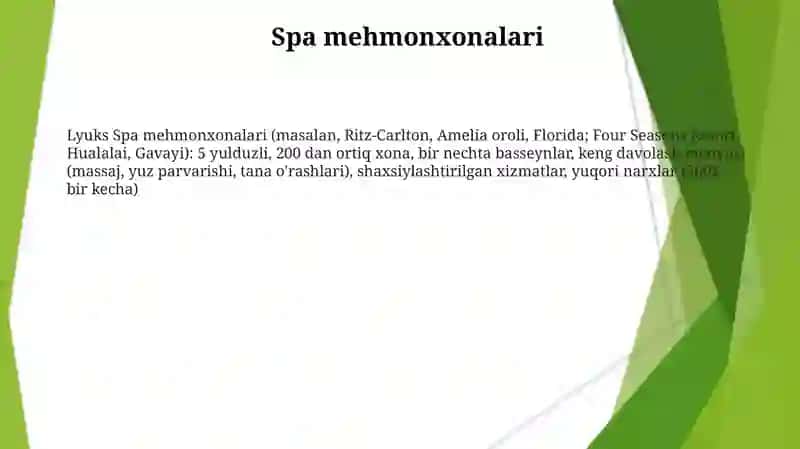 Lyuks Spa mehmonxonalari 3