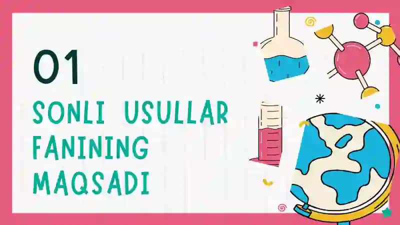 SONLI USULLAR FANINING MAQSADI 3