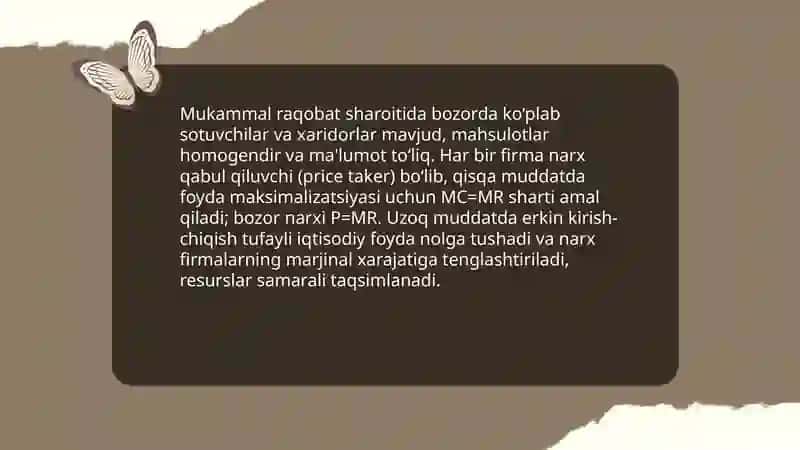 Narxning shakllanish xususiyatlari 3