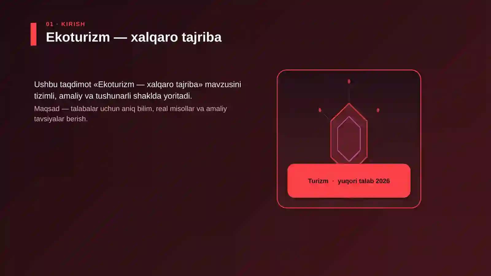 Ekoturizm — xalqaro tajriba 3