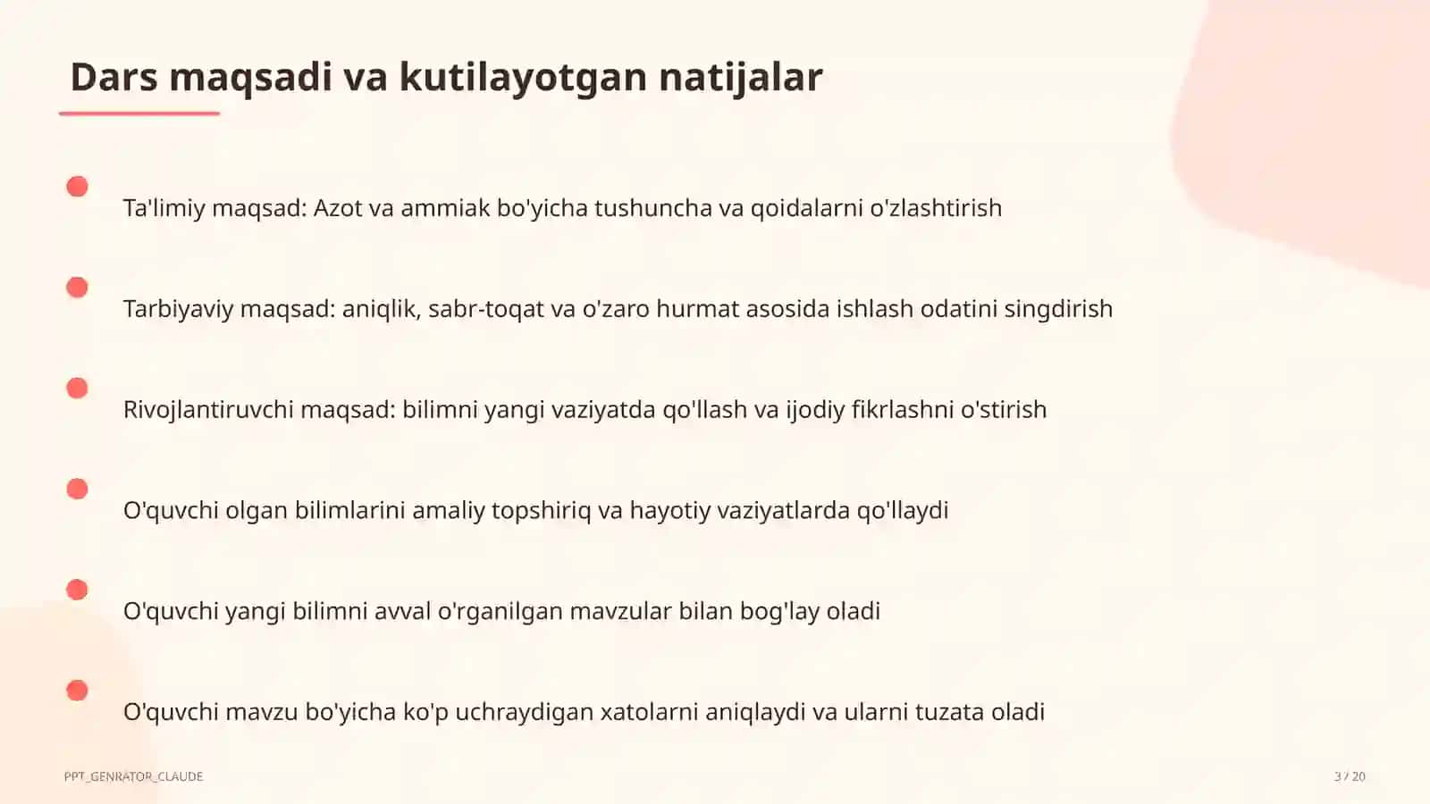 Azot va ammiak (9-sinf) 3