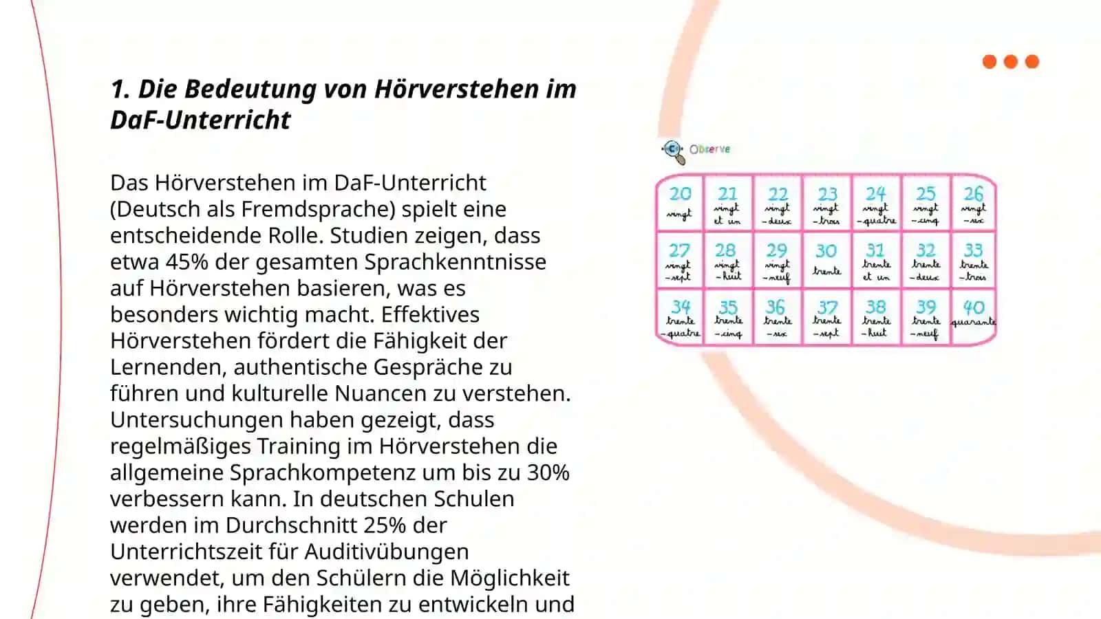Die Rolle der Hörübungen im DaF-Unterricht 3