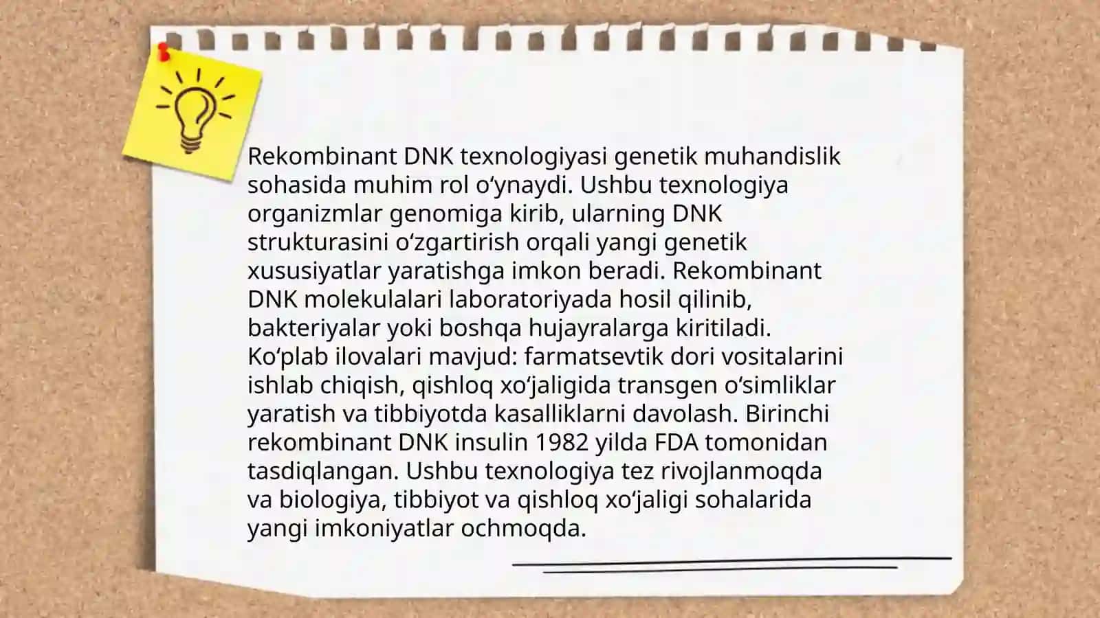 Rekombinant DNK texnologiyasi 3