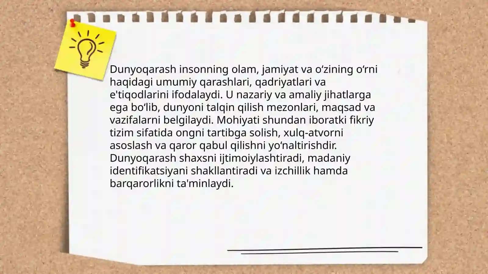 Dunyoqarash mohiyati va uning turlari 3