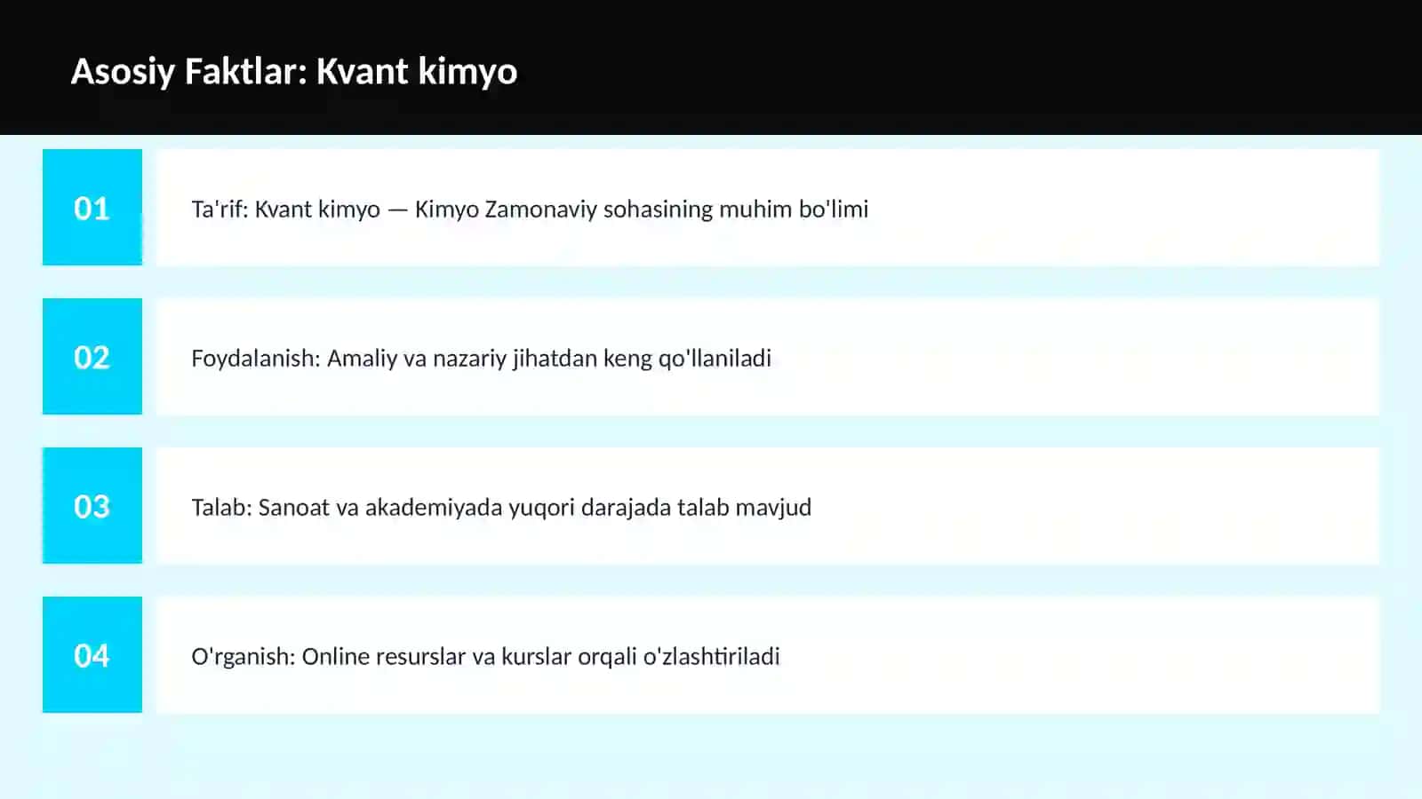 Kvant kimyo 3