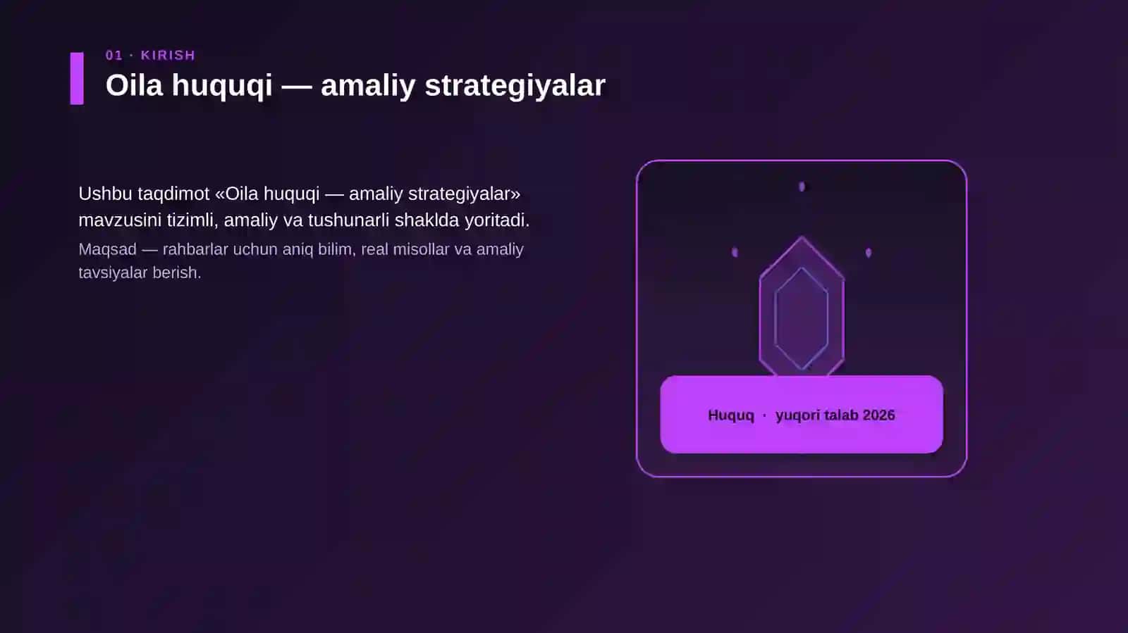 Oila huquqi — amaliy strategiyalar 3