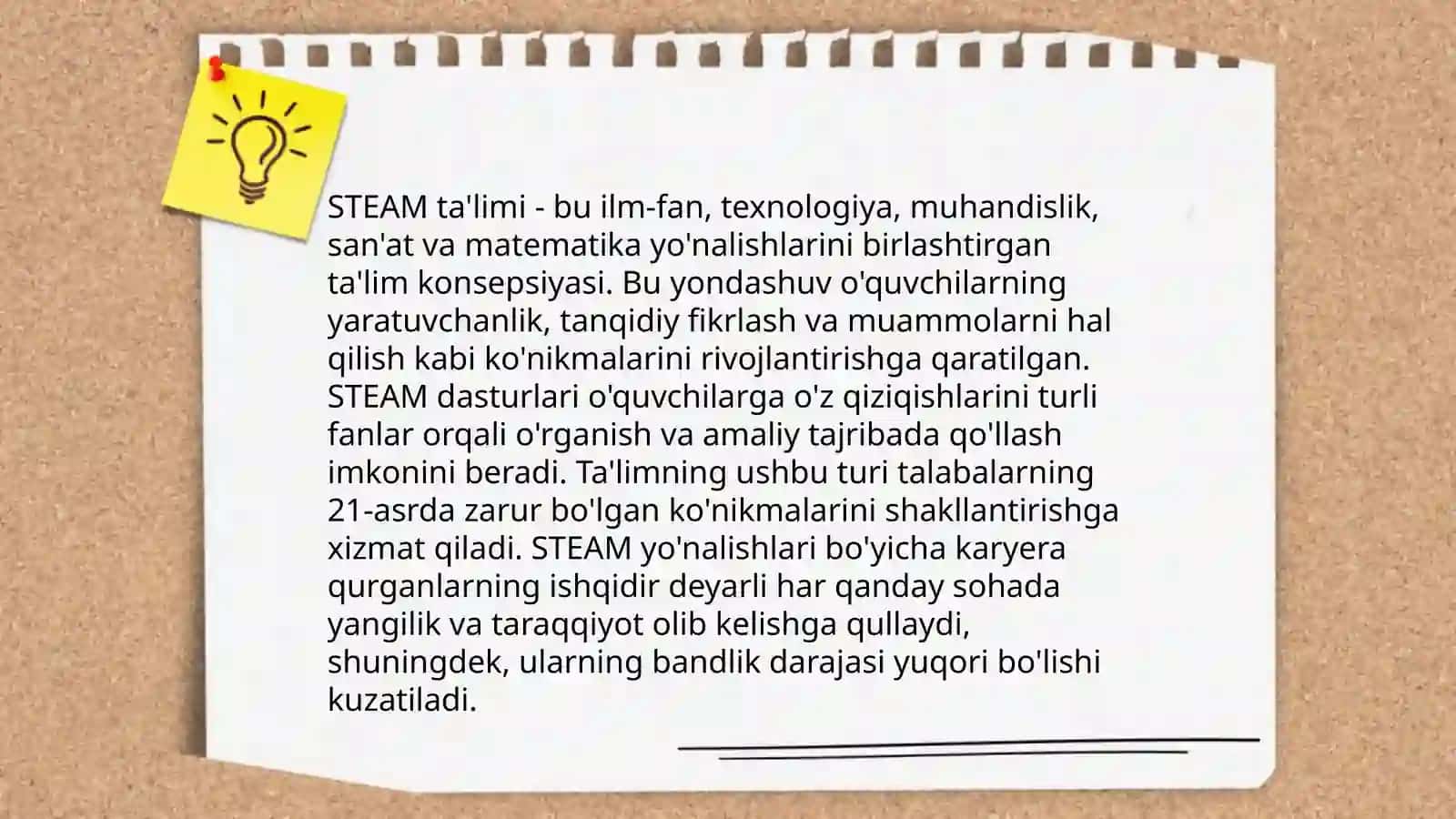 STEAM Taʼlimi 3
