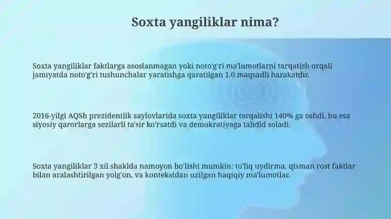 Soxta Yangiliklar 3