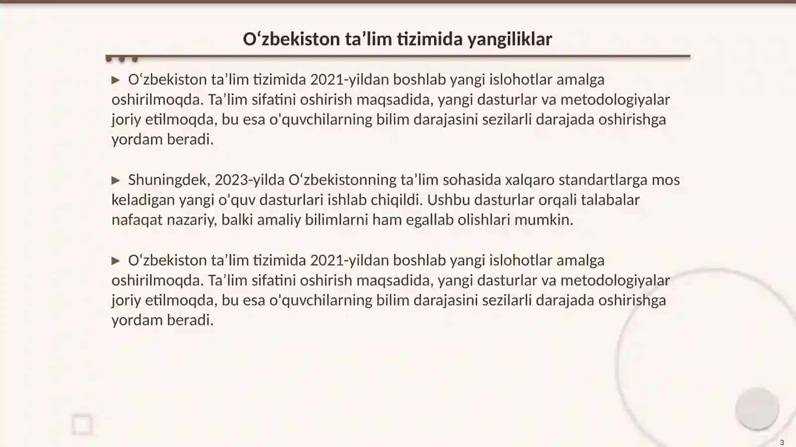 Dunyoviy va diniy bilimlarmutanosibligini ta’minlashningahamiyati 3