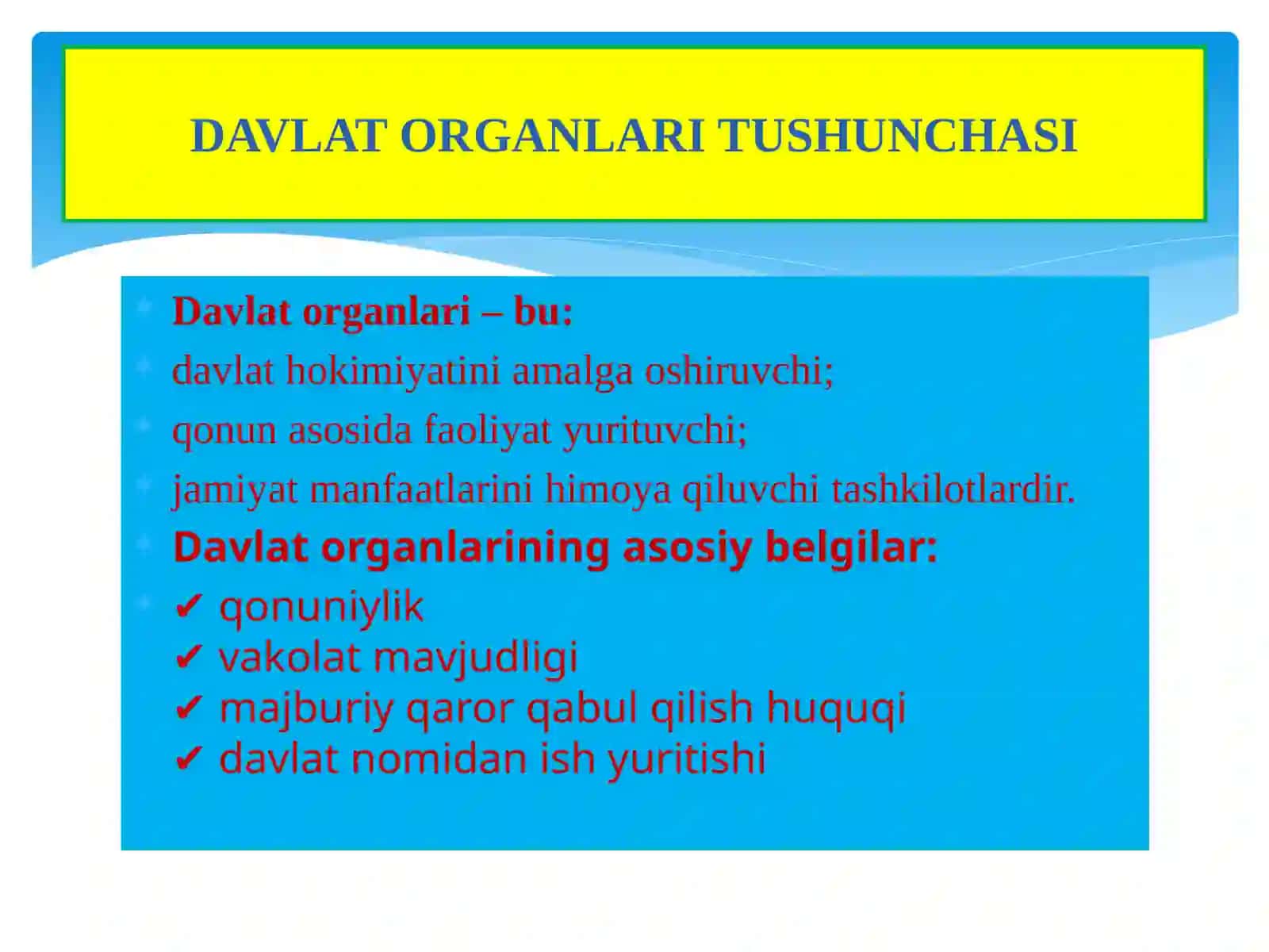 Davlat organlari – xalqqa xizmat qilishning samarali vositasi 3