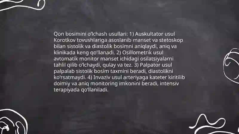 Qon bosimini oʻlchash usullari 3