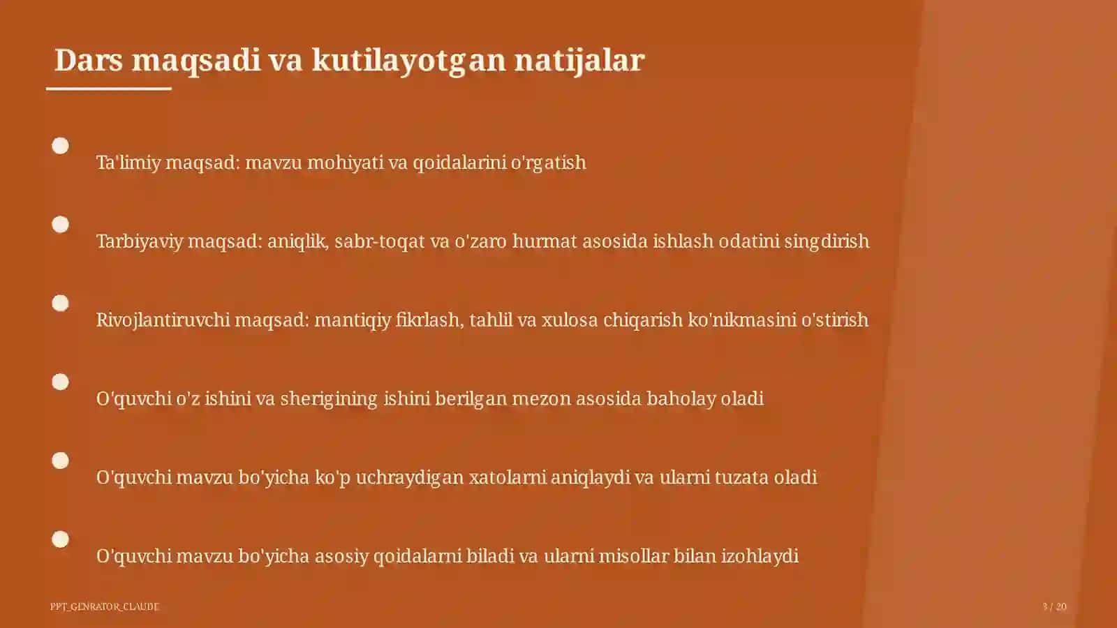 Me'morchilik yodgorliklari: Registon va Ichan-qal'a (6-sinf) 3