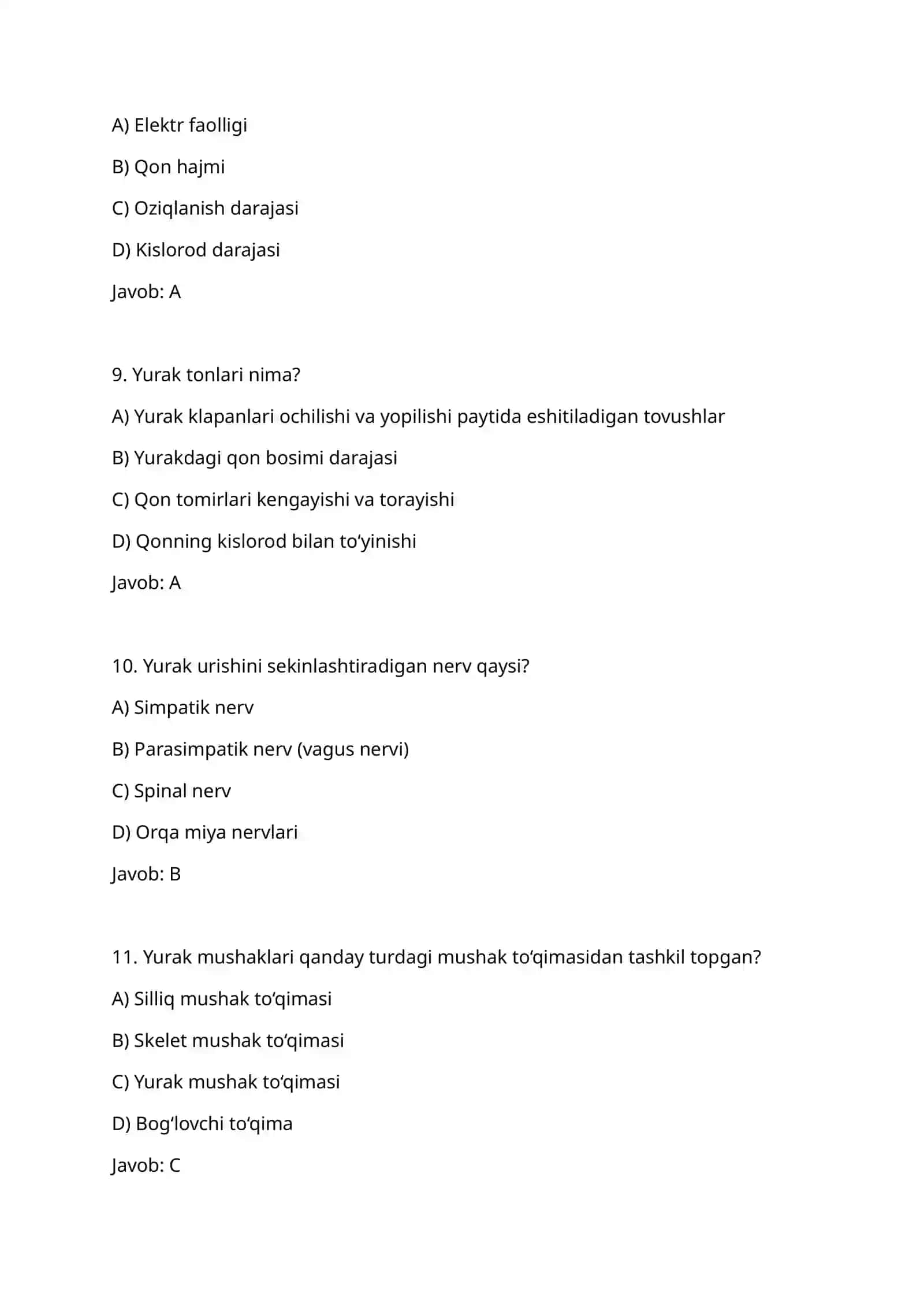 Yurakning fiziologik xossalarini o‘rganish 3
