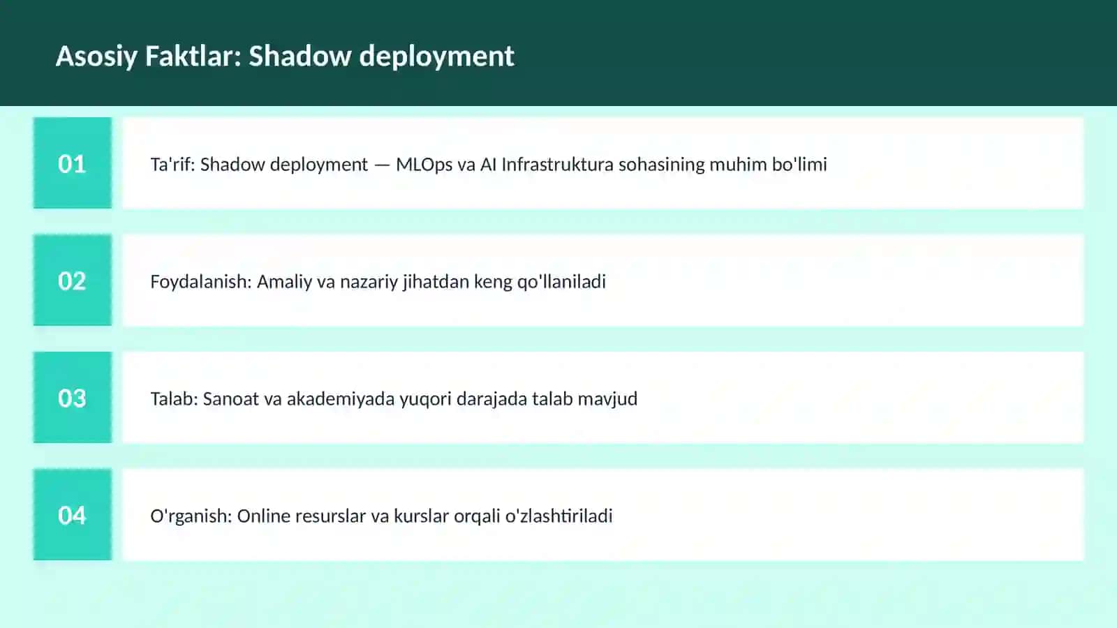 Shadow deployment 3