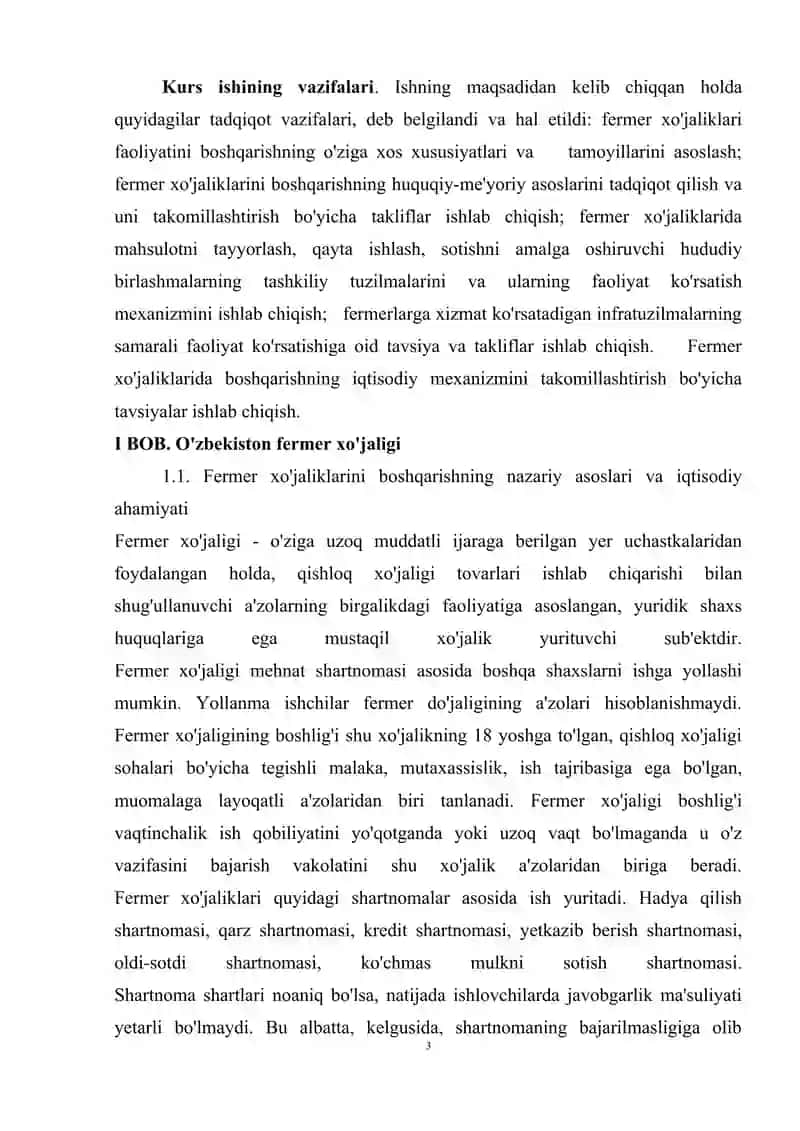 O'zbekiston fermer xo'jaligi 3