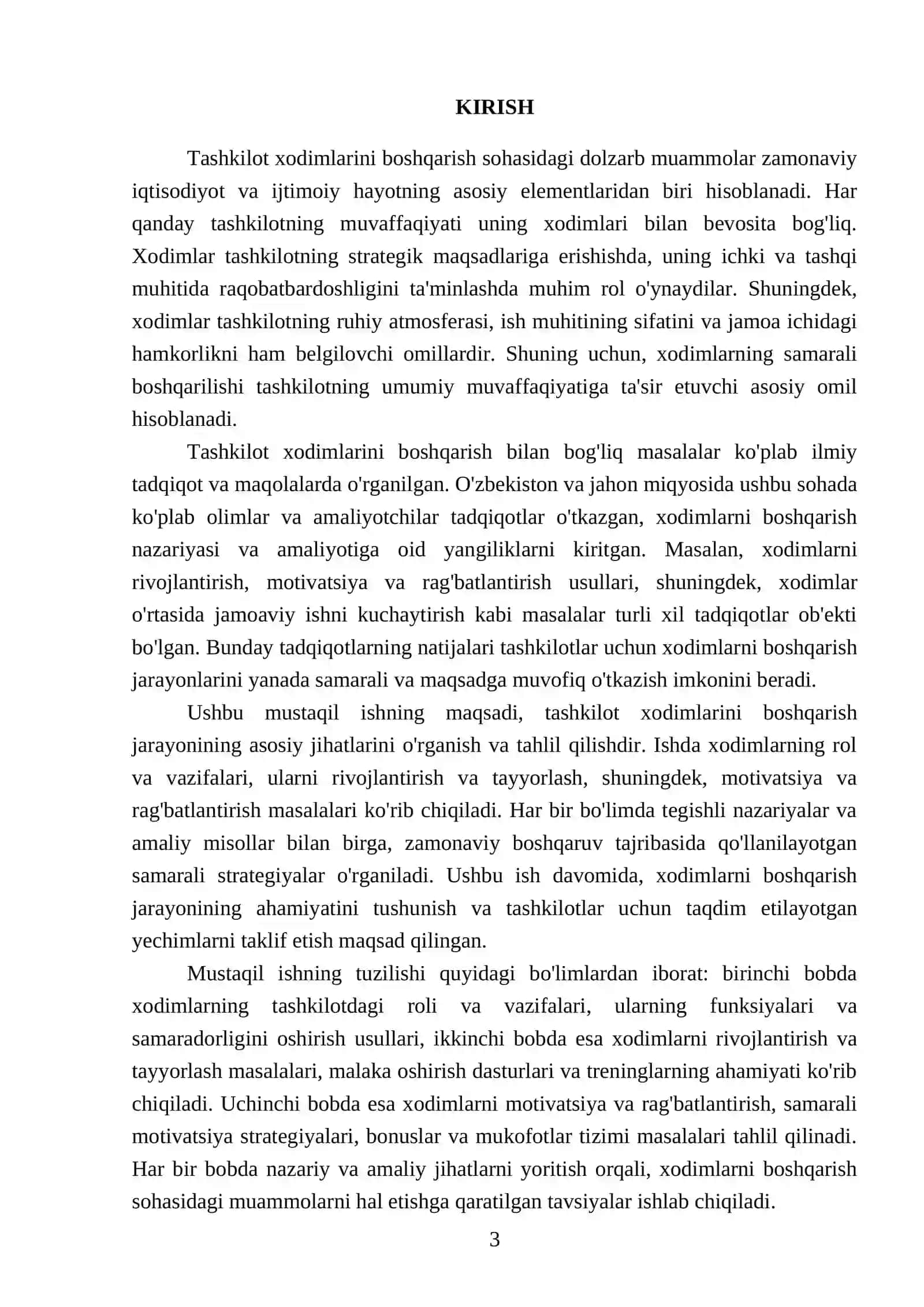 Tashkilot xodimlarini boshqarish 3