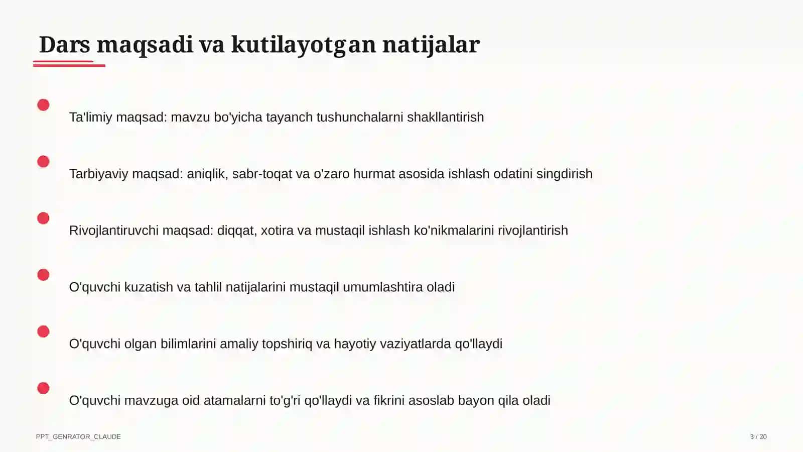 SMART maqsadlar asosida dars maqsadini belgilash 3