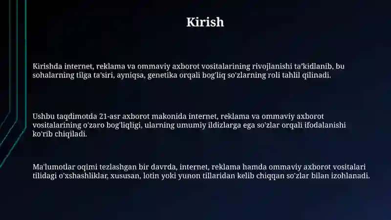 Internet, Reklama va Ommaviy Axborot Vositalari: Umumiy Ildizlar 3