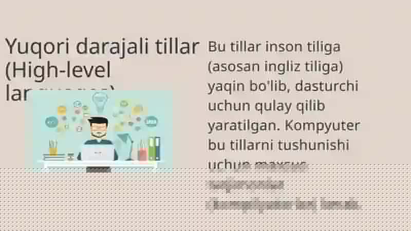 Dasturlash tillari 3