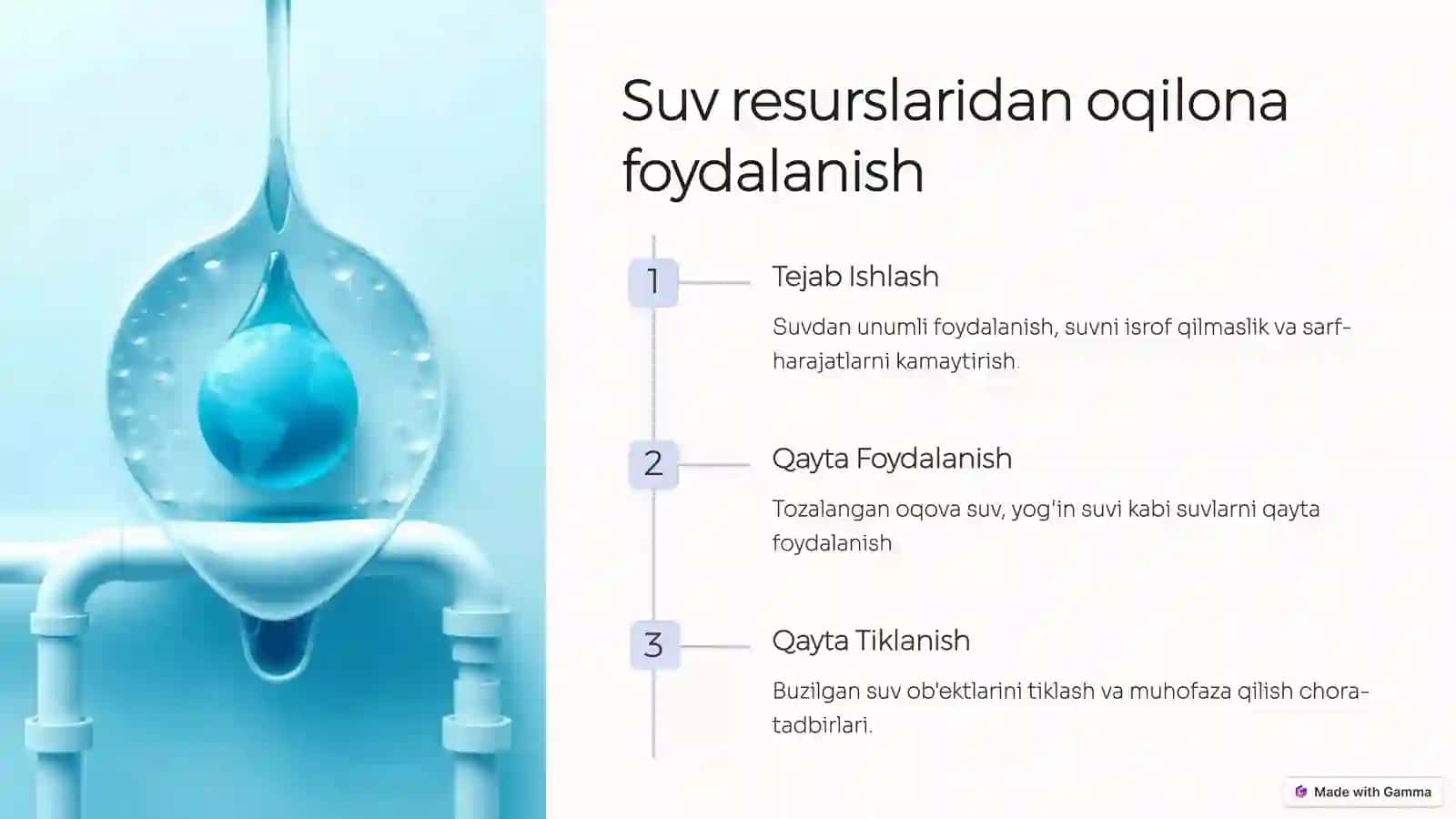 Dunyo suvlari va ularni muhofaza qilish 3