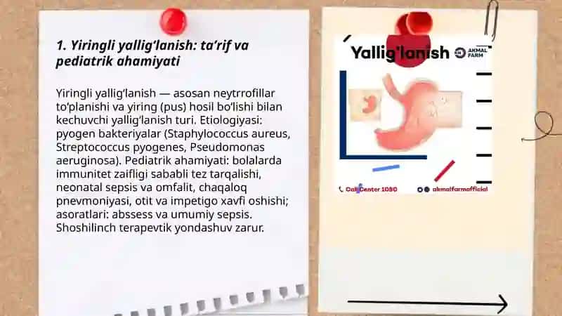 Yiringli yra kasalliklarining pediatrik amaliyotdagi ahamiyati 3