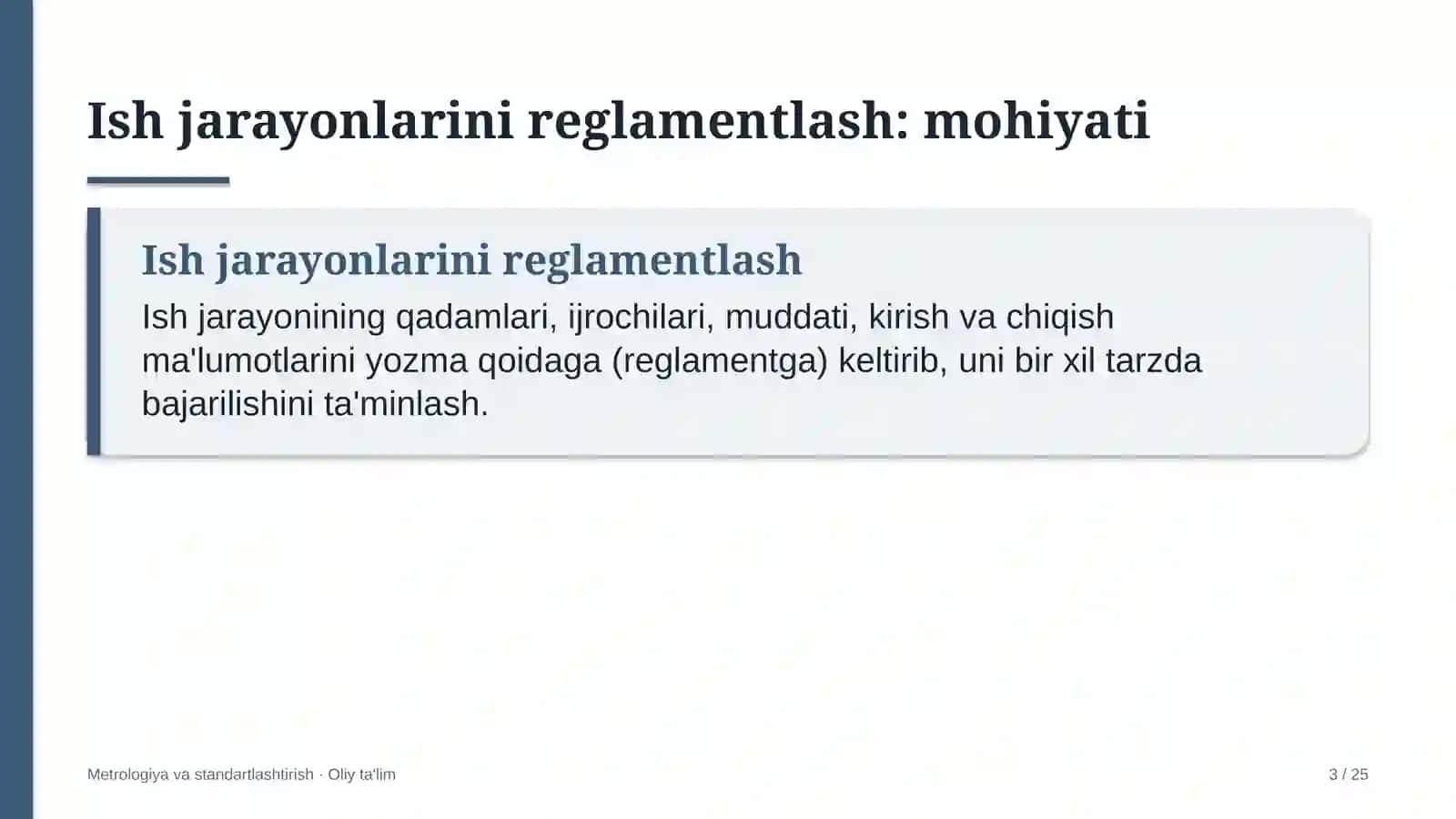 aviatsiya texnikasini ta'mirlash korxonalarida ish jarayonlarini reglamentlash 5467 3