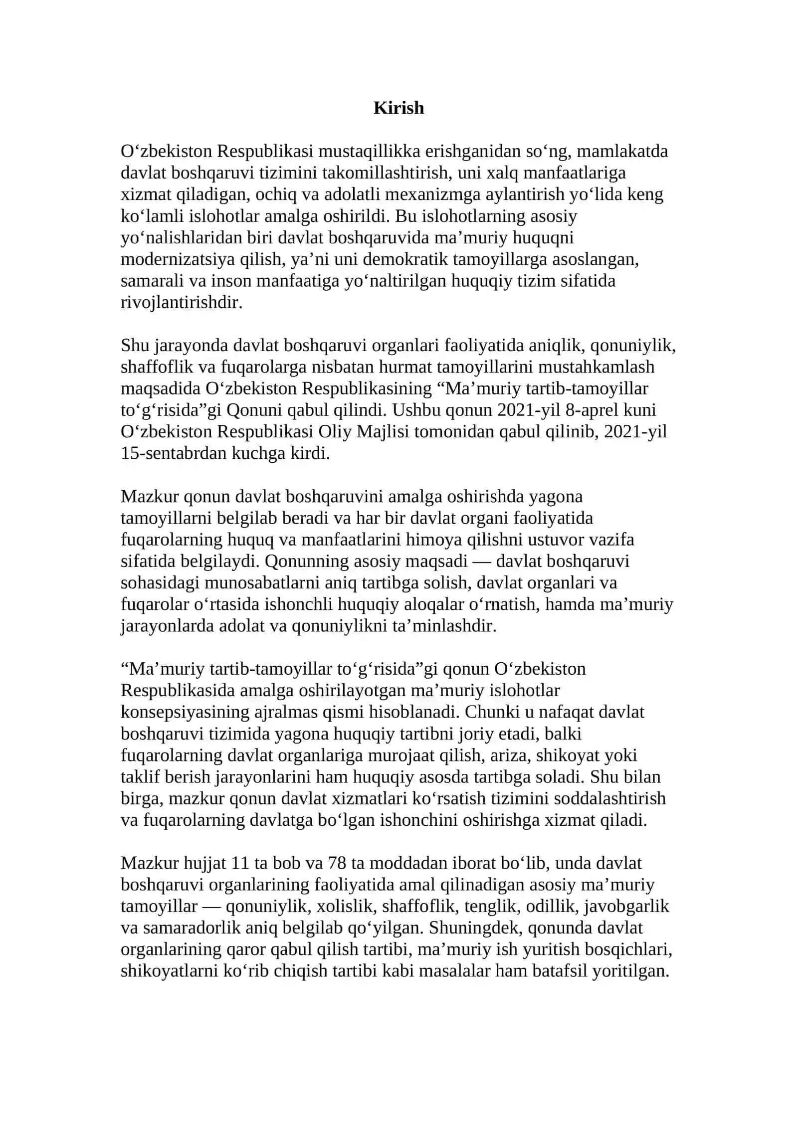 Ma’muriy huquqning modernizatsiyasi davlat boshqaruvida 3