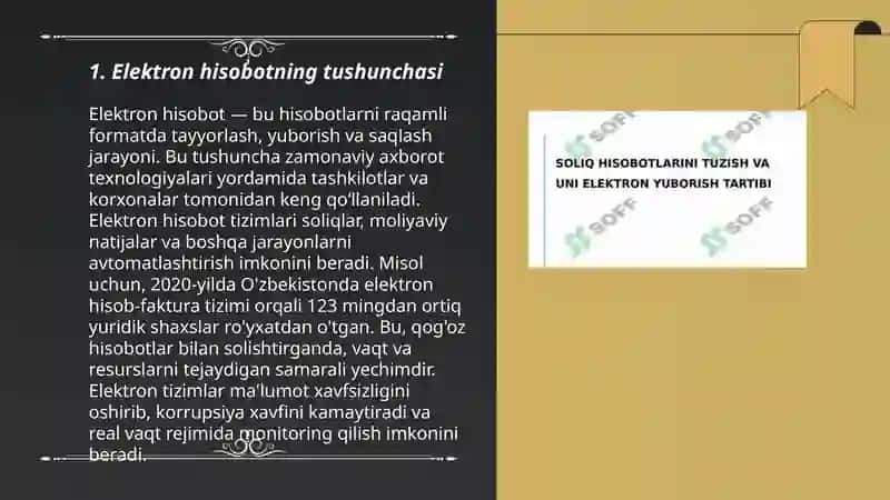 Elektron hisobot va uni jo‘natish tartibi 3