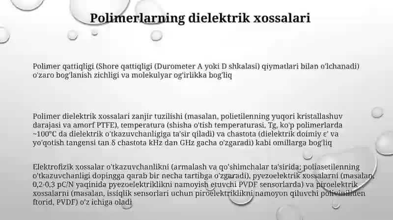 Polimer moddalar 3