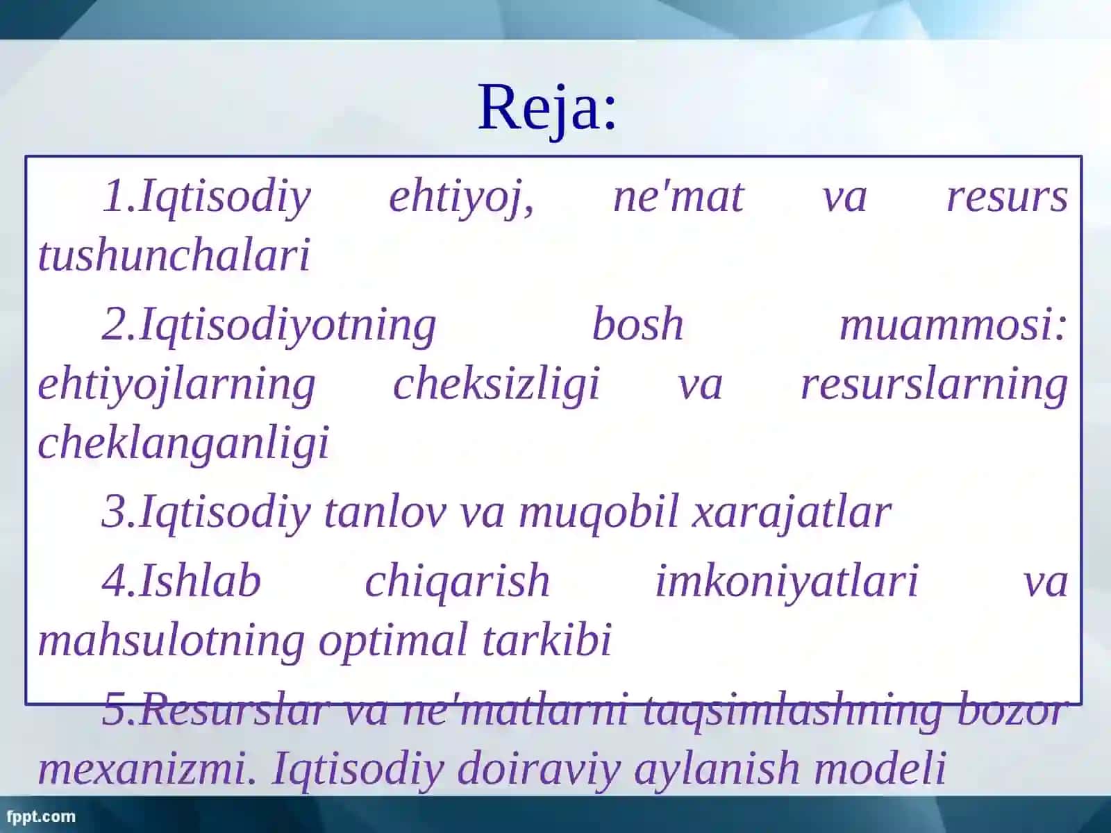 IQTISОDIY BAZIS TUSHUNCHАLАR 3