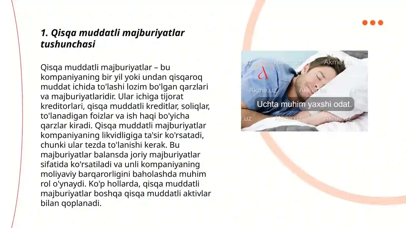 Qisqa muddatli majburiyatlar hisobi 3