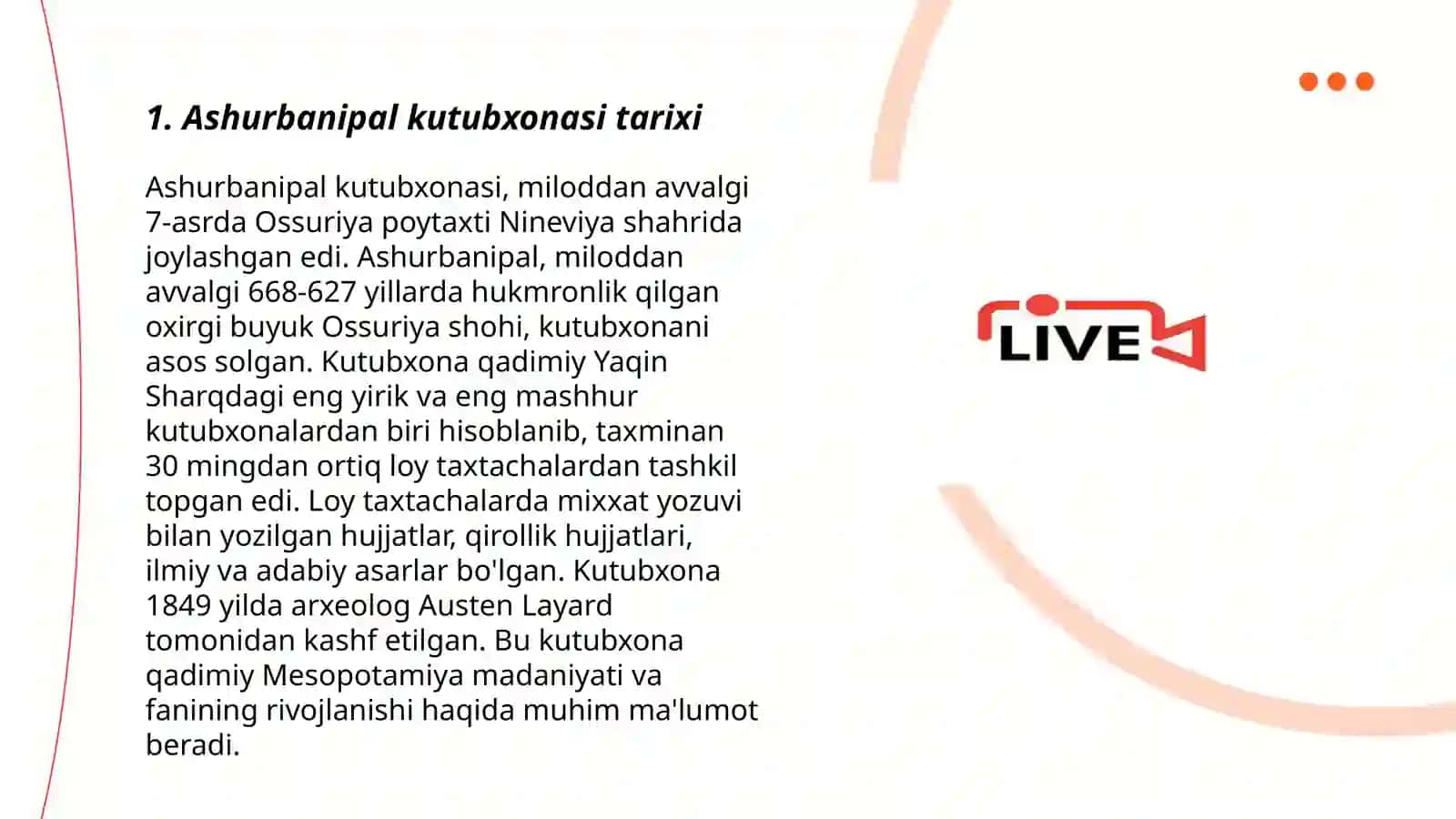 Ashurbanipal kutubxonasi 3