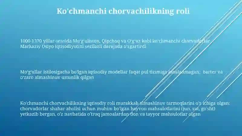 Oʻrta Osiyodagi Temuriylar davrigacha boʻlgan iqtisodiy gʻoyalari 3