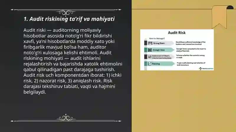 Audit riski 3