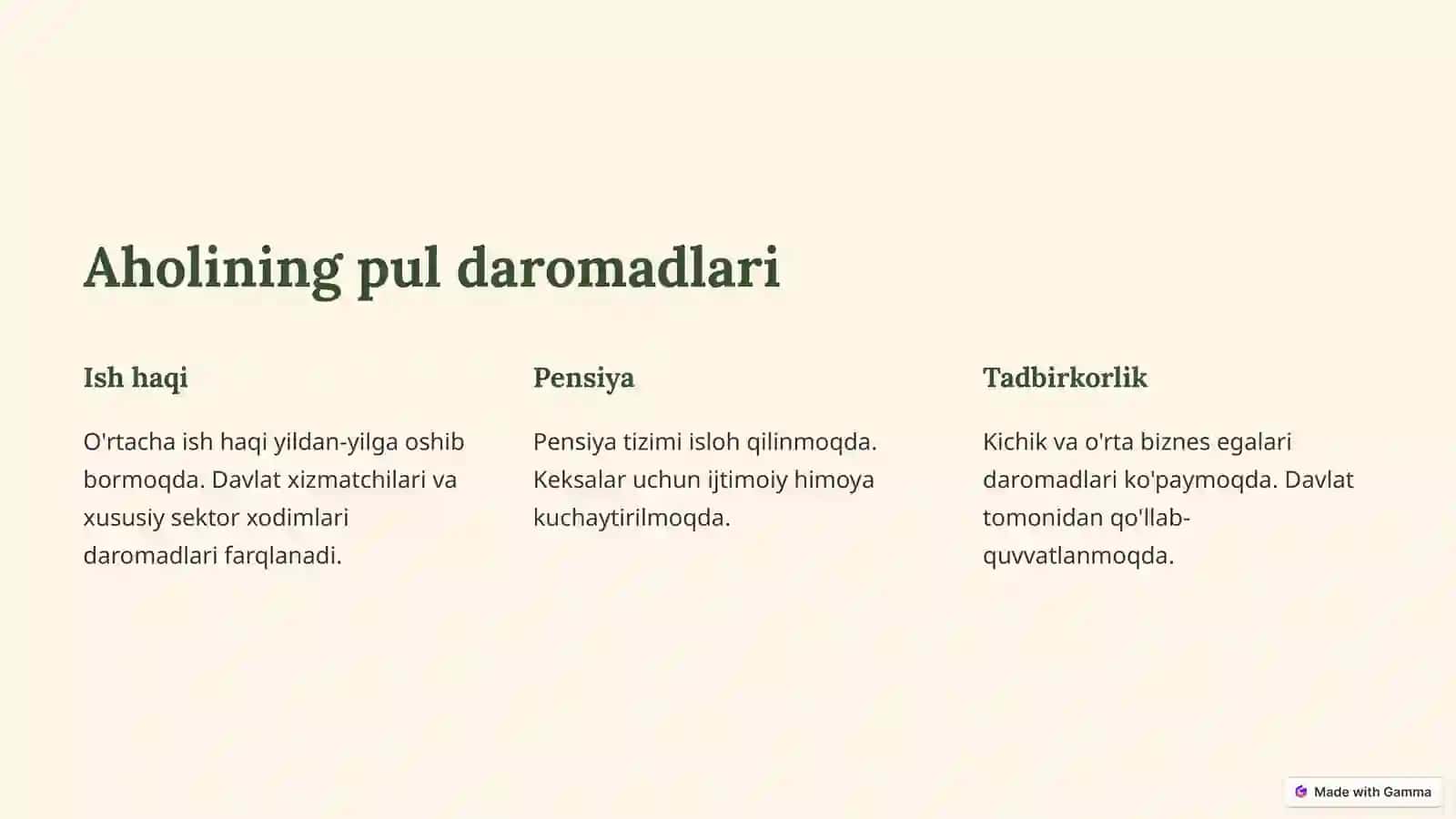 Qozog'iston respublikasi makroiqtisodiy ko'rsatkichlari tasnifi 3