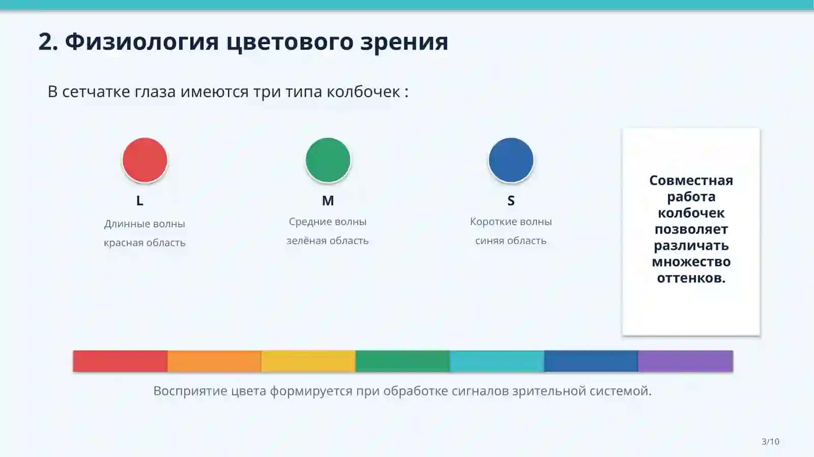 ОПРЕДЕЛЕНИЕ ЦВЕТООЩУЩЕНИЯ 3