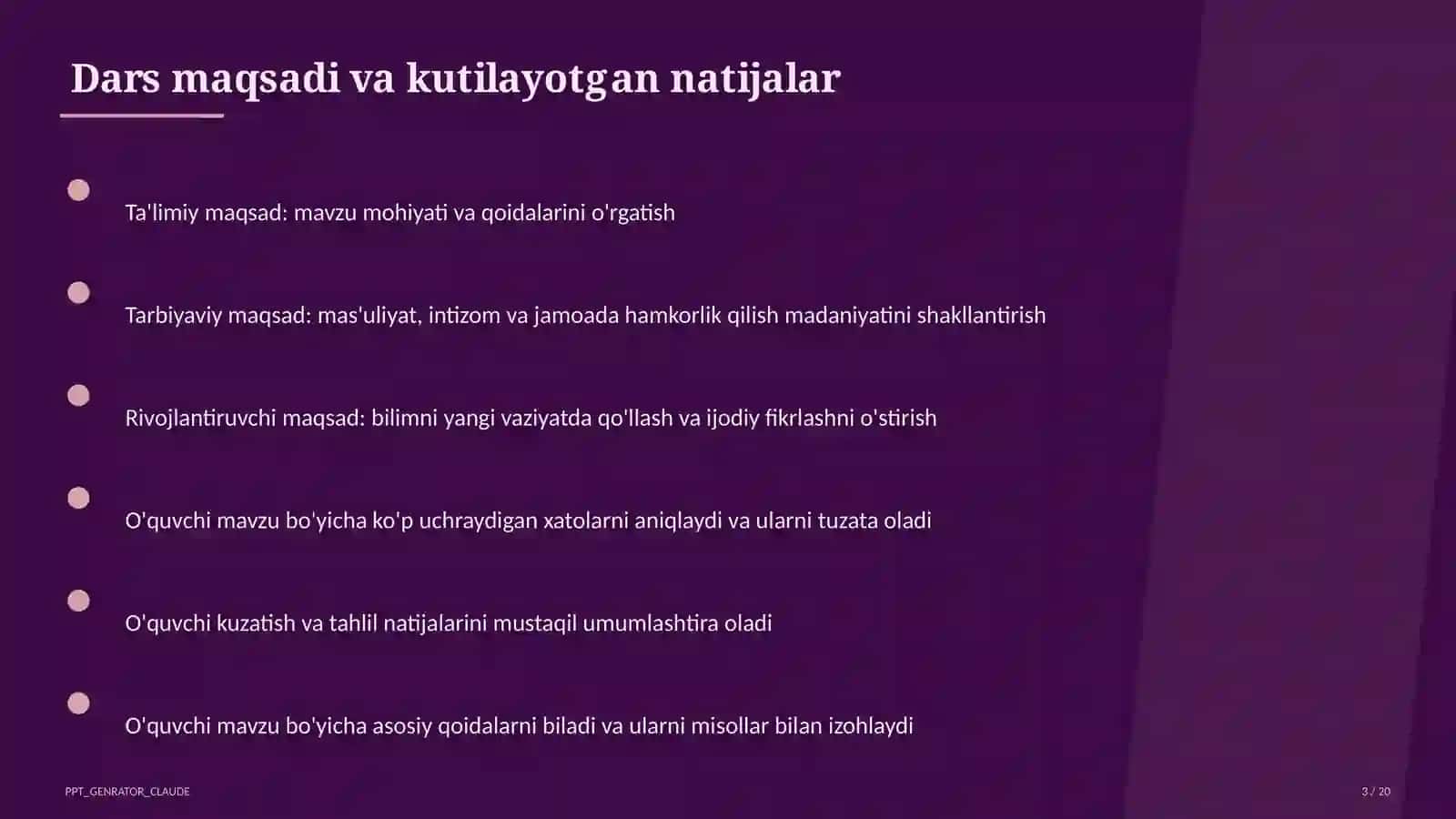 O'zbekiston madaniyati va fani (10-sinf) 3