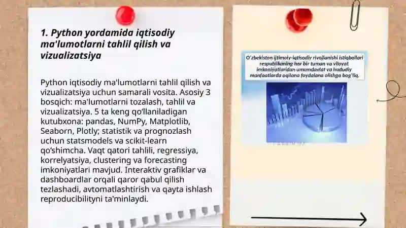 Iqtisodiy muammolarni hal qilish uchun zamonaviy dasturlash tillaridan foydalanish 3