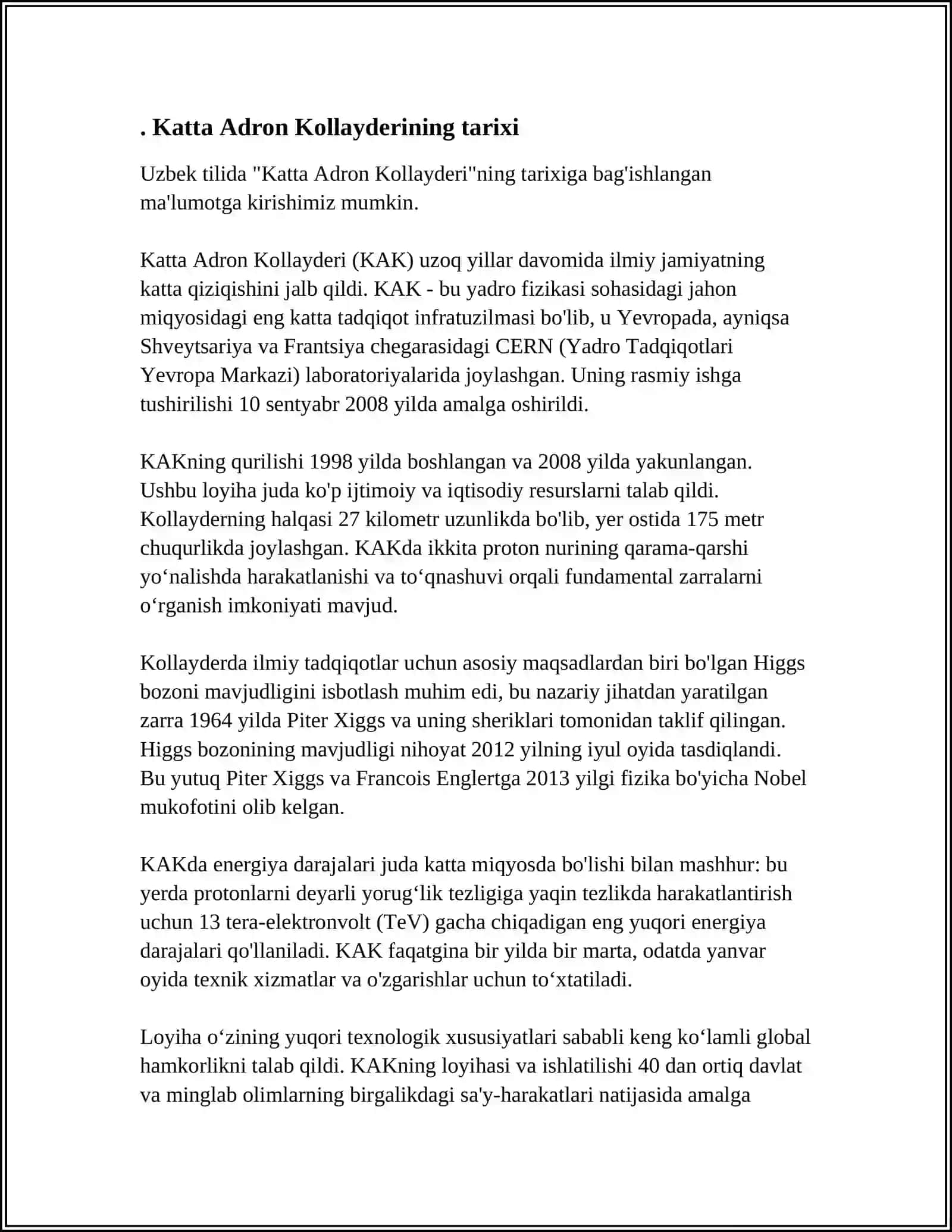 Katta Adron Kollayderi va uning ishlash prinsi 3