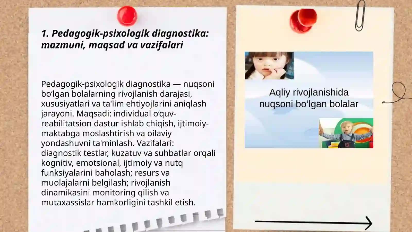 Rivojlanishida nuqsoni bo'lgan bolalar pedagogik psixologik diagnostikasining nazariy metodologik asoslari 3