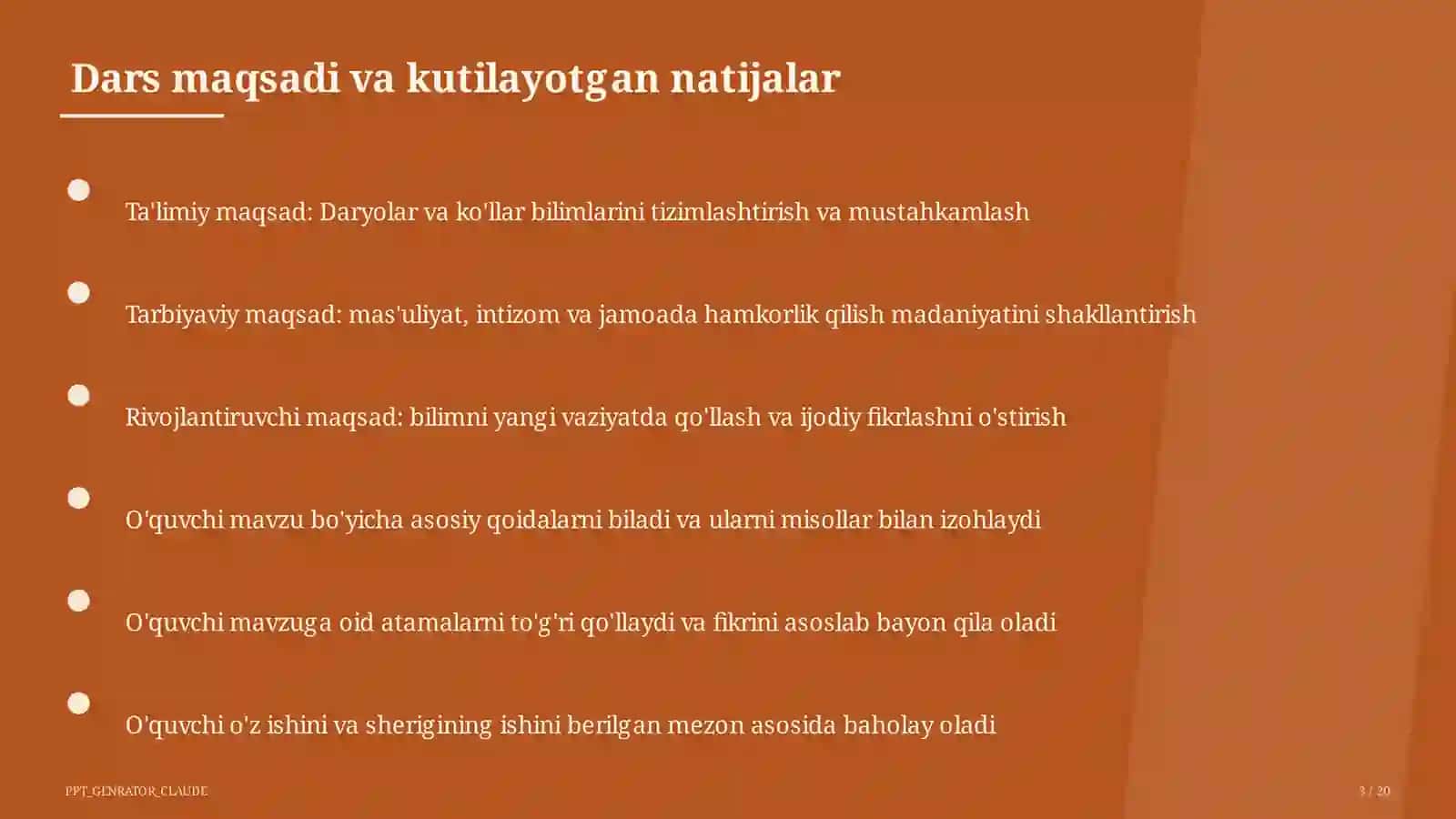 Daryolar va ko'llar (6-sinf) 3