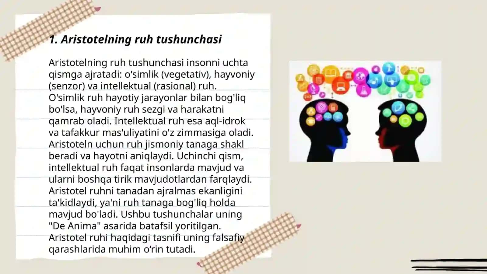 Aristotelning psixologiya faniga doir qarashlari 3