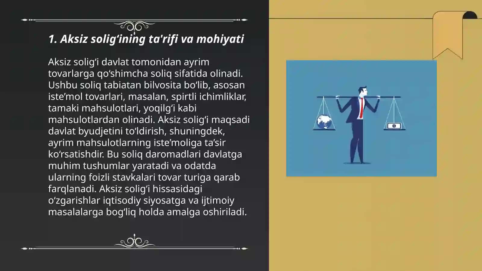 Aksiz soliğining iqtisodiy mohiyati va byudjet daromadlarida tutgan õrni 3