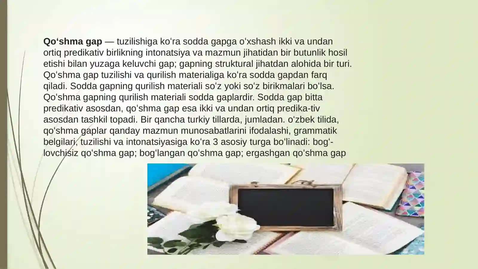 Bog‘lovchisiz qo‘shma gaplarda tinish belgilarining ishlatilishi 3