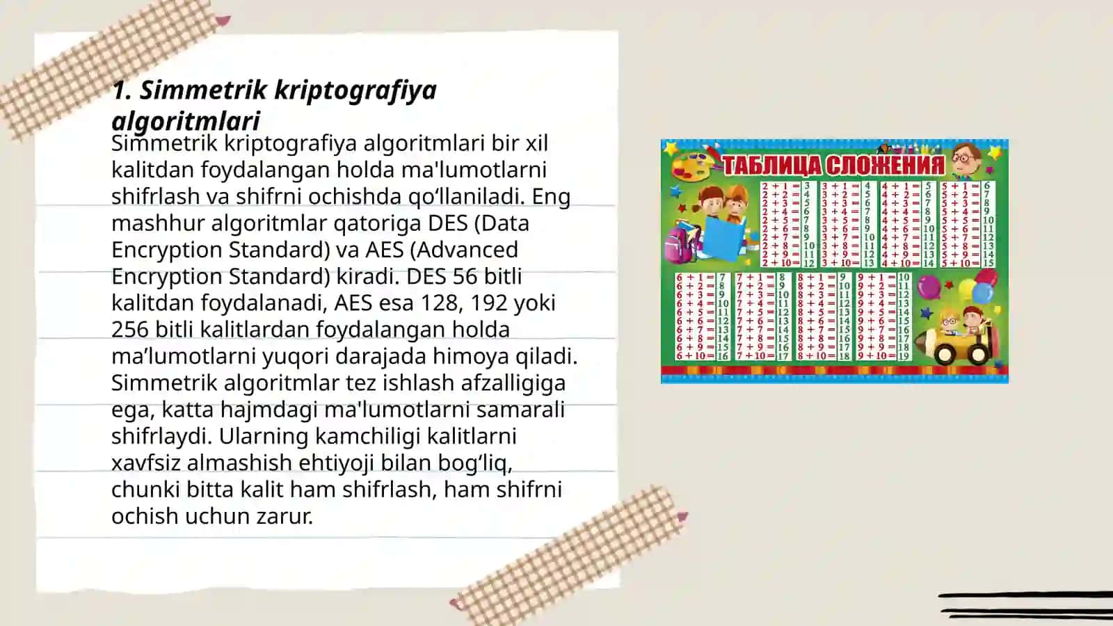 Simmetrik va antisimmetrik orinalmashtrish algoritmlari 3