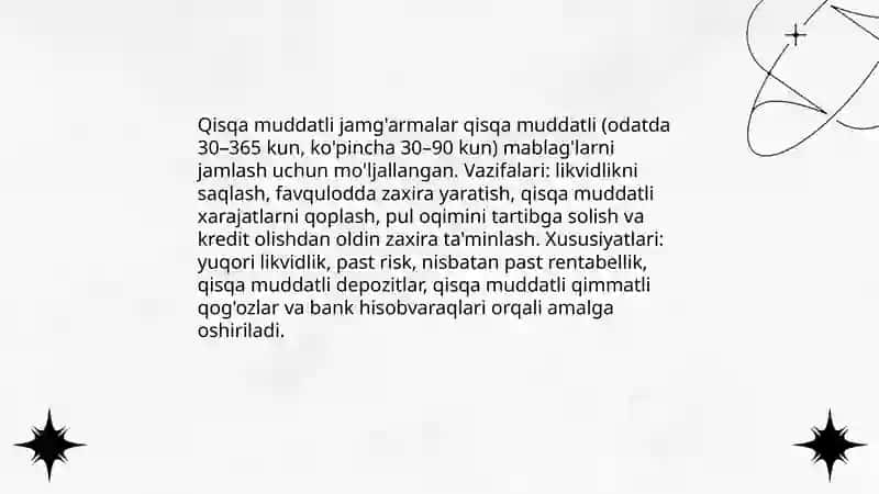Jamg'arma turlari 3