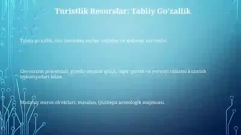 Qiziltepa Turizmi 3