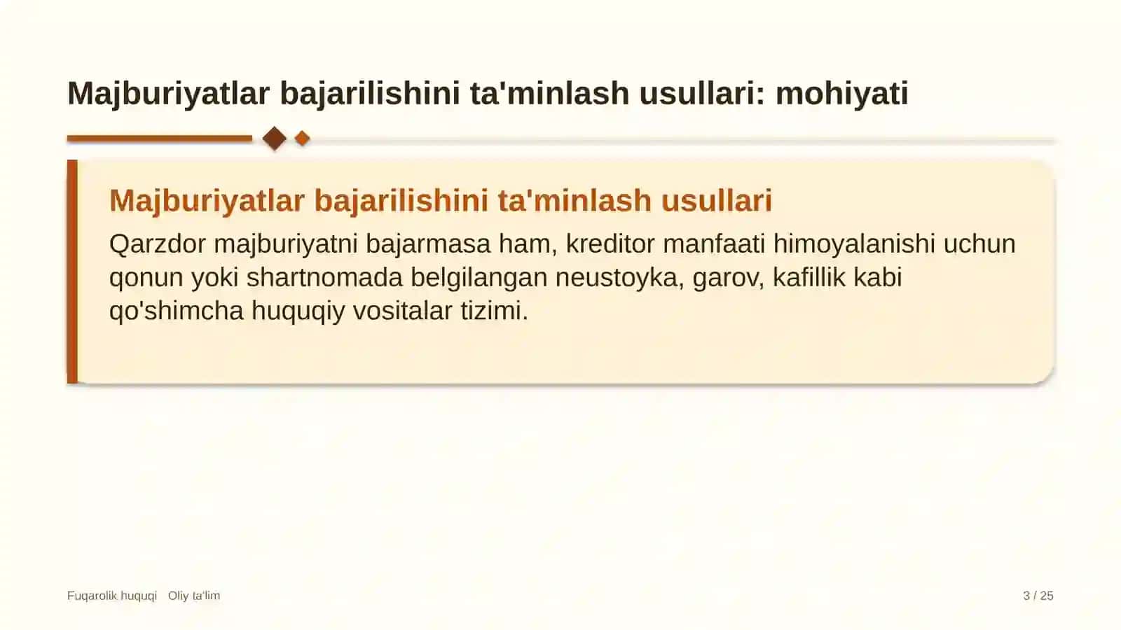 tezkor ovqatlanish shoxobchalarida majburiyatlar bajarilishini ta'minlash usullari 4995 3