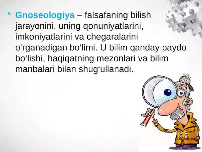 Bilish falsafasi (Gnoseologiya) 3